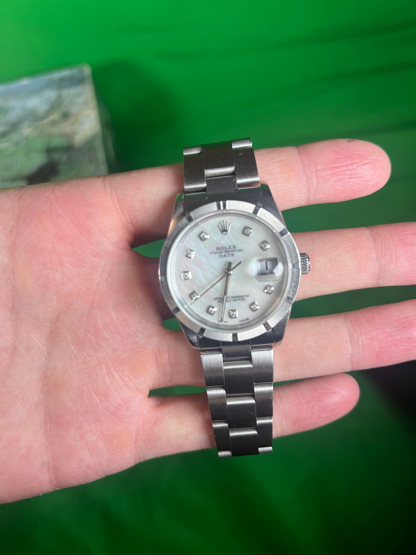 Rolex 15210 34Mm Madreperla